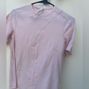 Lululemon Asymmetrical Ribbed Cotton T-Shirt